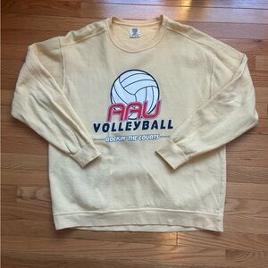 AAU Volleyball Yellow Sweater